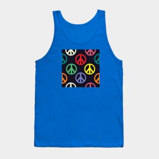 Colorful Peace Prosperity Calm Pattern Tank Top